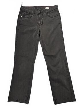 Luisa Cerano Cocoa Brown Straight Leg Jeans -Made in Italy I Size 12  Cotton 98%